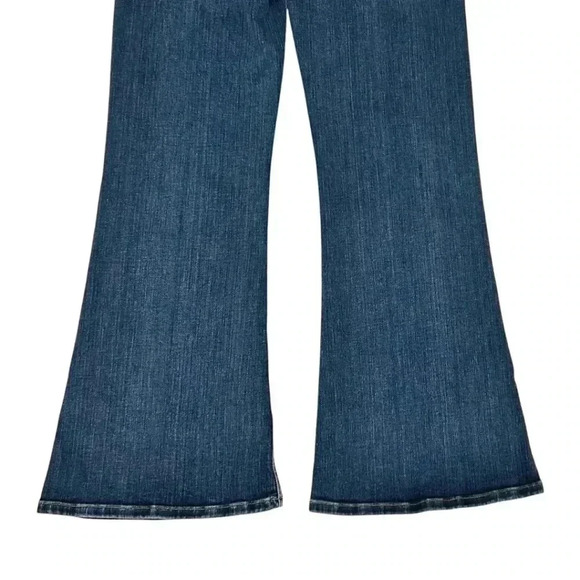 Frame Le Crop Ankle Flare Triple Button High Waist Jeans Size 26 - Picture 5 of 8